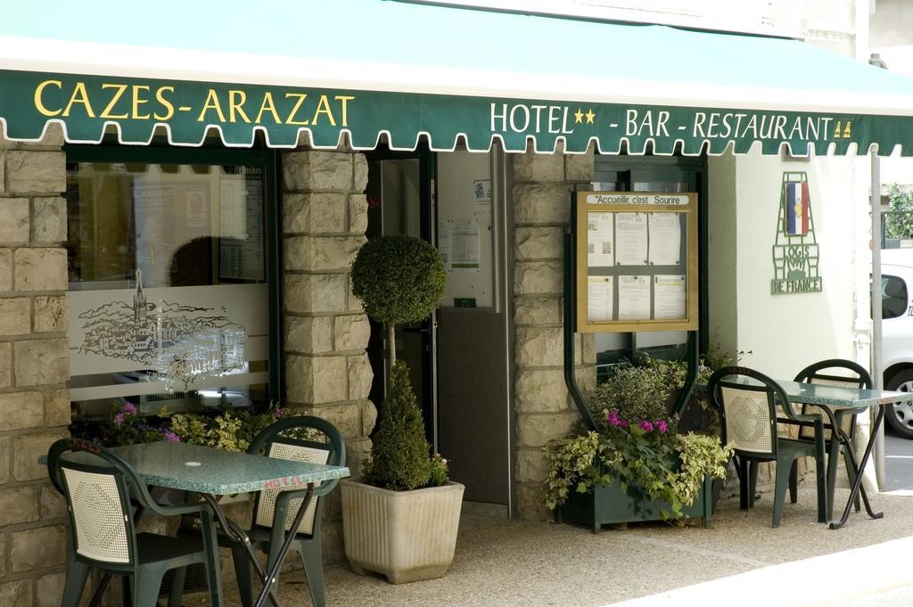 Logis Hotel Restaurant Cazes Arazat Laissac Buitenkant foto